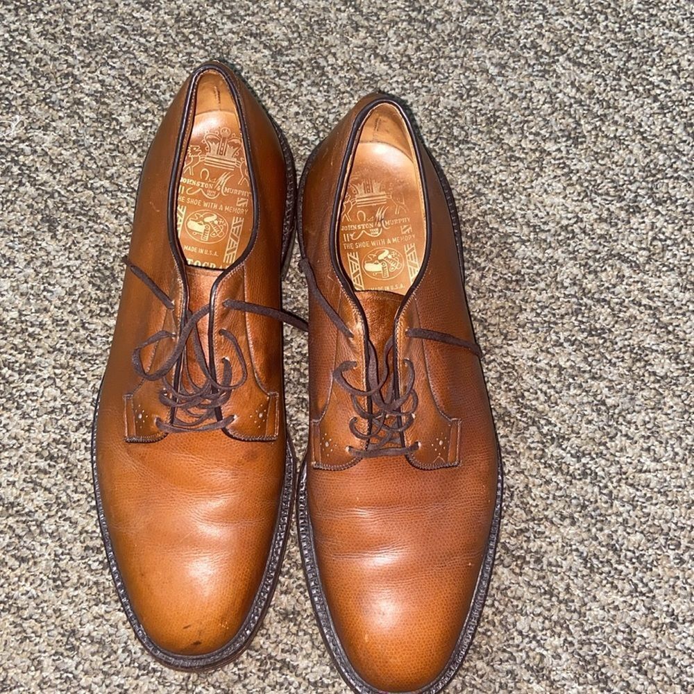 Rare Johnston & Murphy The Shoe With A Memory Aristocraft Shoes Size 10.5B/ AA - Picture 1 of 15